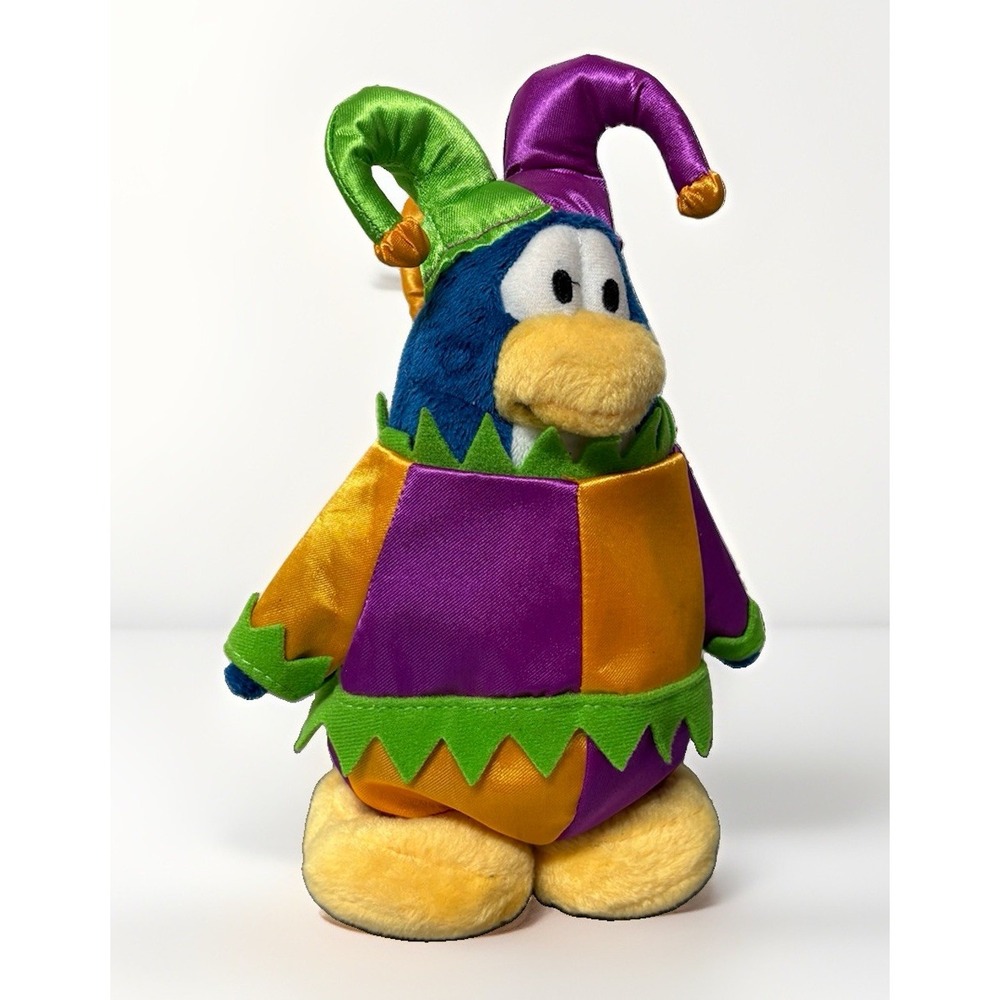 Disney Club Penguin Court Jester Series 3 Soft Toy Plush Jakks Pacific